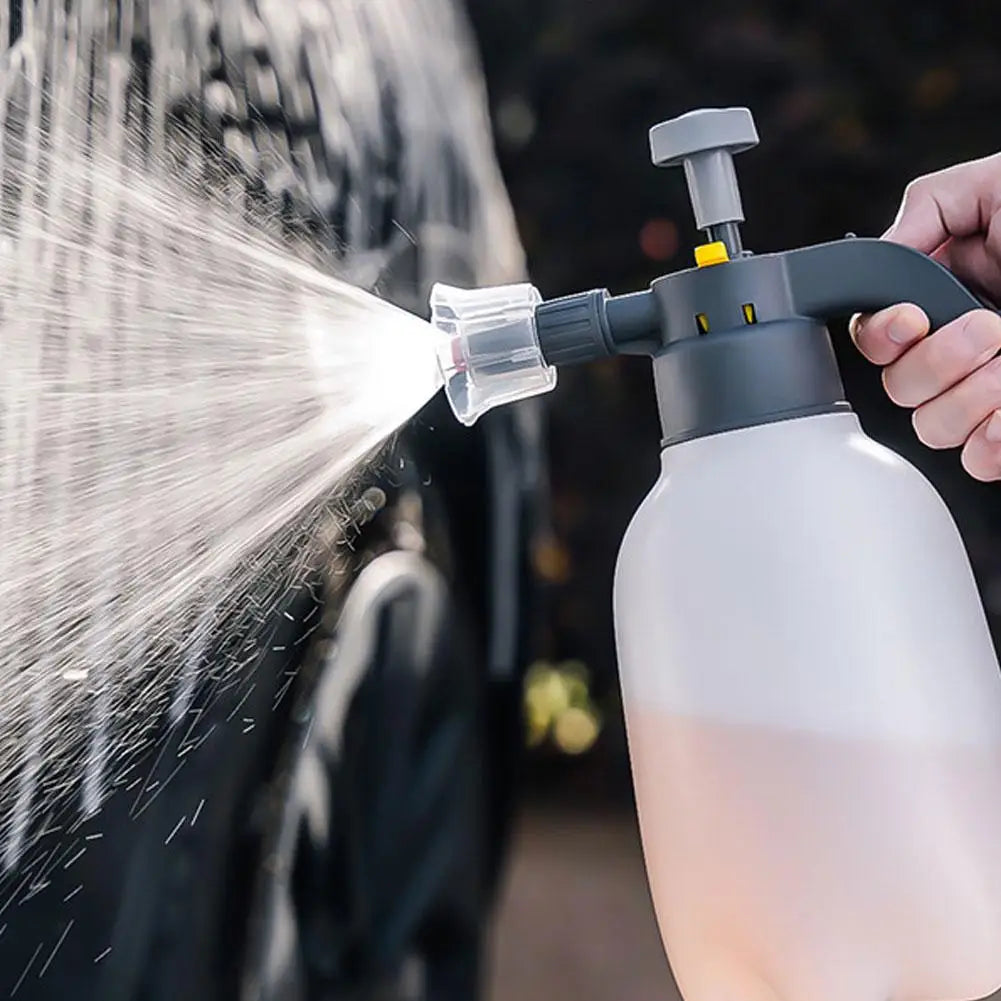 2L Hand Pump Foam Sprayer for Effective Car Window Cleaning Peaceful Pleasures Health and Wellness