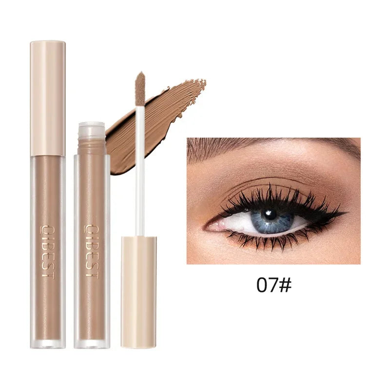 8-Color Matte Nude Liquid Eyeshadow | Waterproof & Long-Lasting