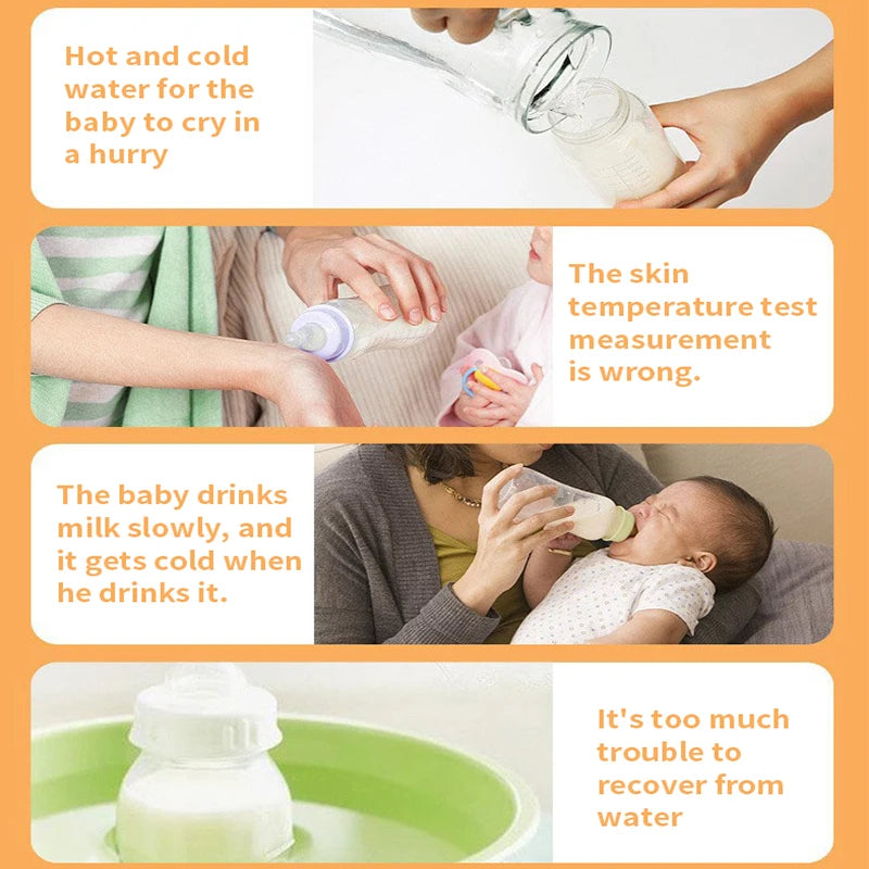Portable USB Electric Baby Milk Bottle Warmer Heater with Temperature Control for Travel Stroller Insulated Bag Feeding Keep Peaceful Pleasures Health and Wellness