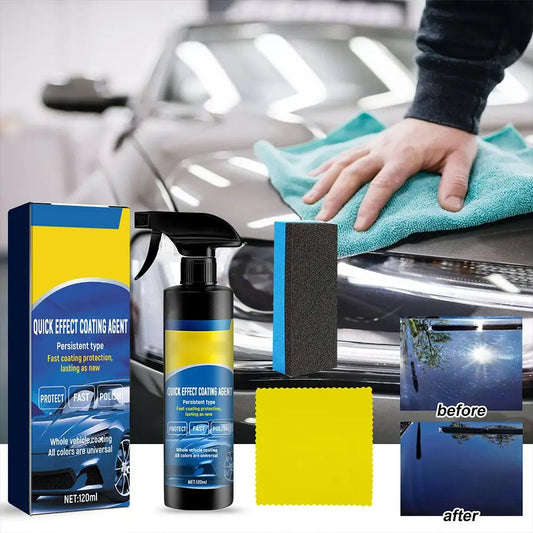 120ml Powerful Dirt Removal and Dust Removel Car Coating Spray High Protection Car Coating Agent Spray Quickly Coat Car Wax Peaceful Pleasures Health and Wellness