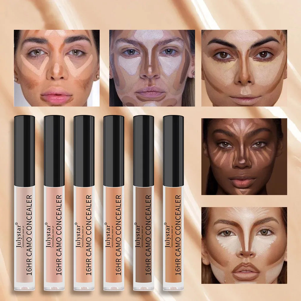 Julystar 16HR Camo Liquid Concealer | Full Coverage, All Shades