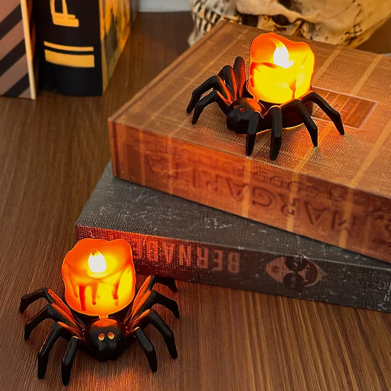 Spider LED Candle Light | Halloween Horror Party Decoration