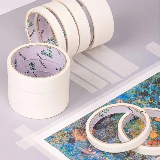 White Masking Tape 50mm x 50m – Easy Tear Painter's Tape Painter's Masking Tape Oasis Select