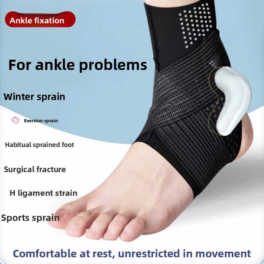 Elastic Ankle Brace with Adjustable Wraps | Gym & Hiking Ankle Brace Support Peaceful Pleasures Health and Wellness