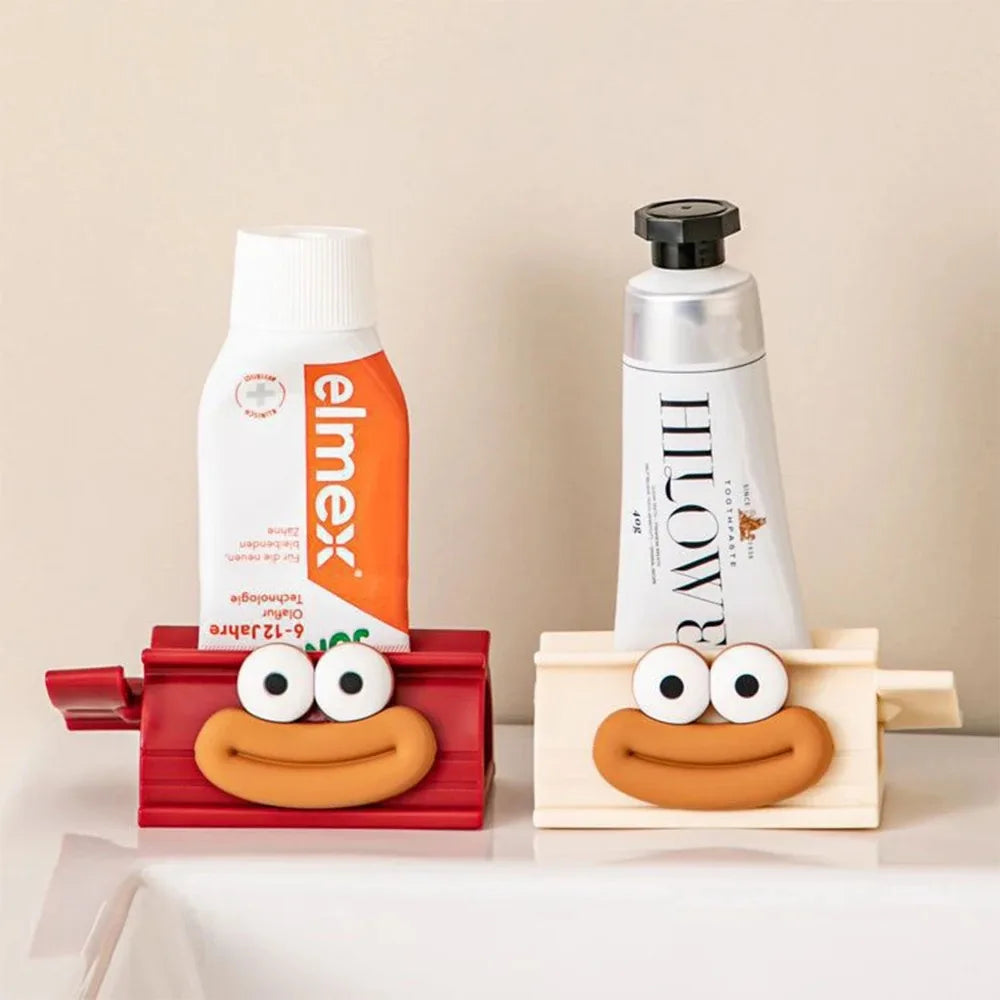 Funny Sausage Mouth Toothpaste Squeezer | Manual Tube Dispenser