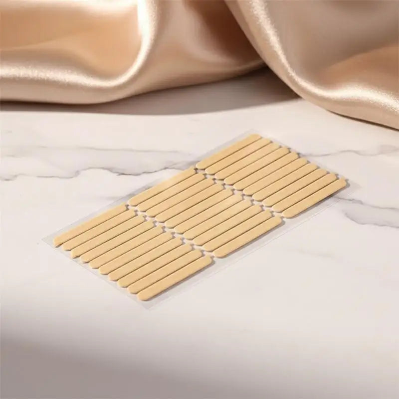 30/33pcs Transparent Double Adhesive Tape False Nails Display Stand Glue Stickers Acrylic Practice Showing Bar Nail Art Tools Peaceful Pleasures Health and Wellness