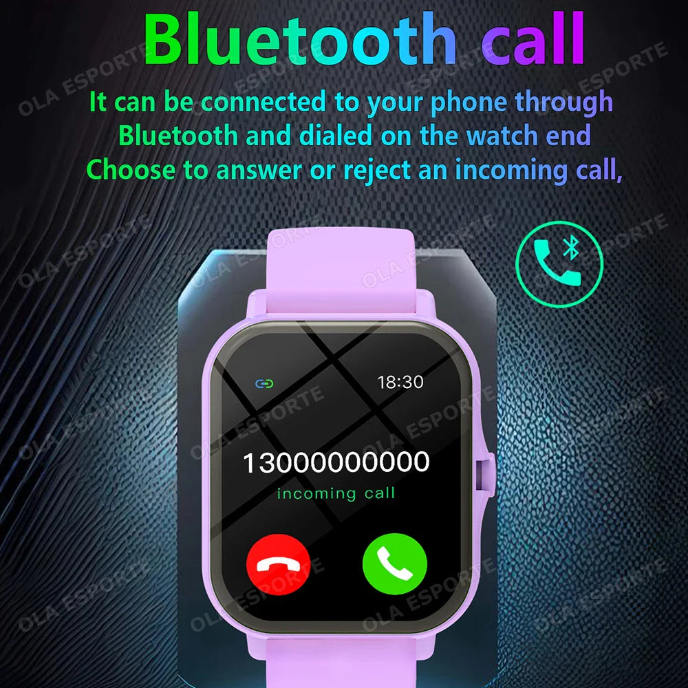 Smart Watch 1.83" Bluetooth Calls Heart Rate Fitness Tracker