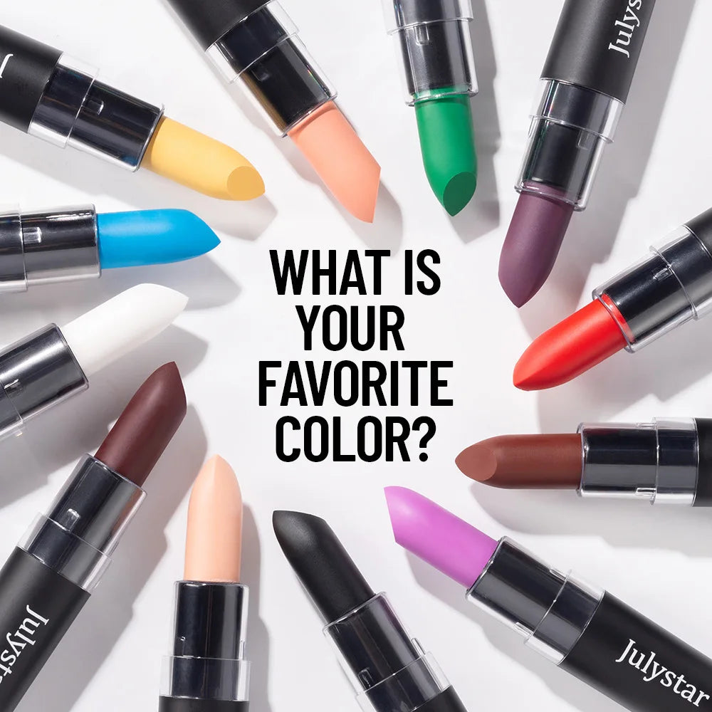 12-Color Waterproof Matte Lipstick – Bold Halloween Lip Color
