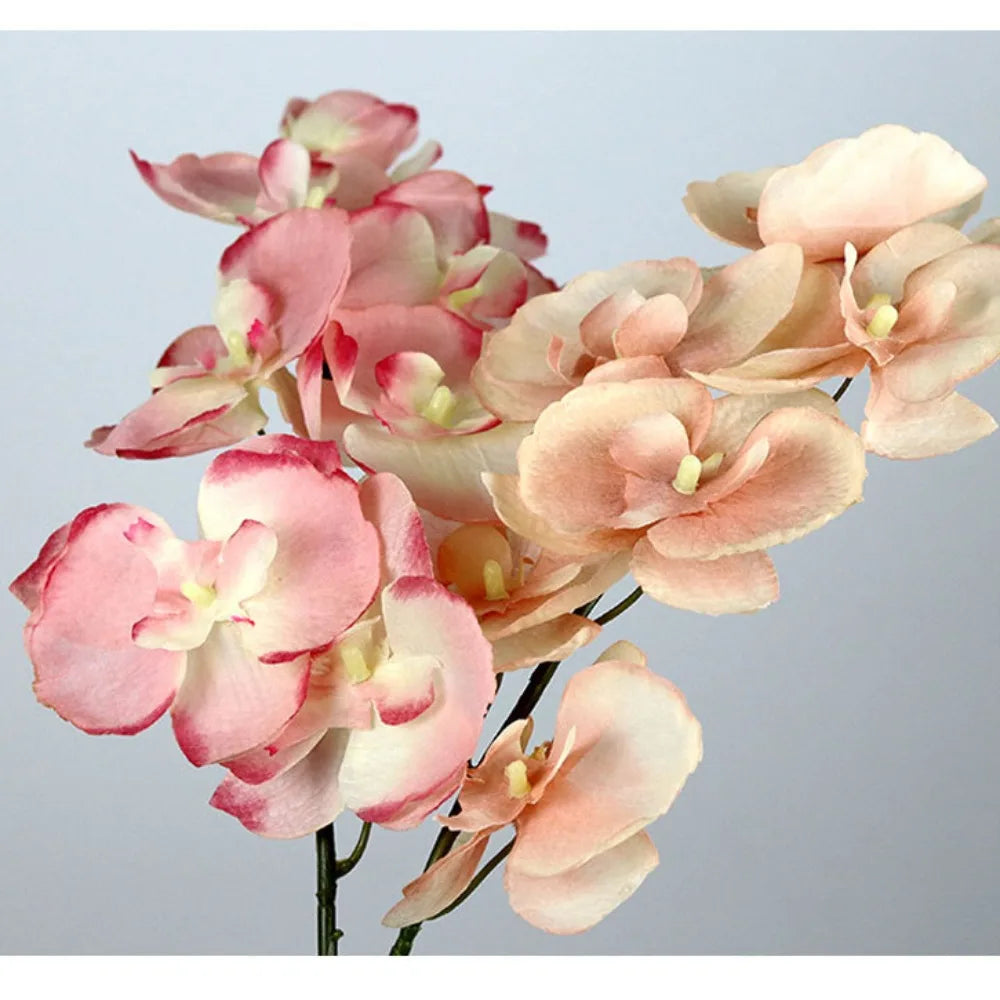 70cm Simulated Flower Single 8-head Silk Fabric Material Artificial Flower Iron Wire Inner Lining Multi Colored Floral Bouquet Peaceful Pleasures Health and Wellness