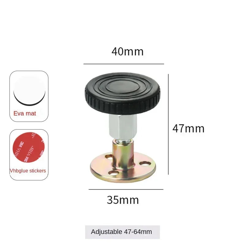 Adjustable Anti-Shake Bed Frame & Furniture Stabilizer Leg