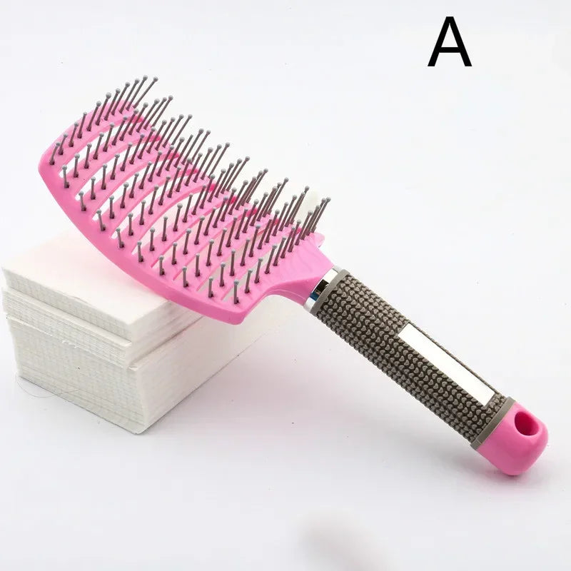 Detangling Hair Brush & Scalp Massage Comb | Nylon Bristles