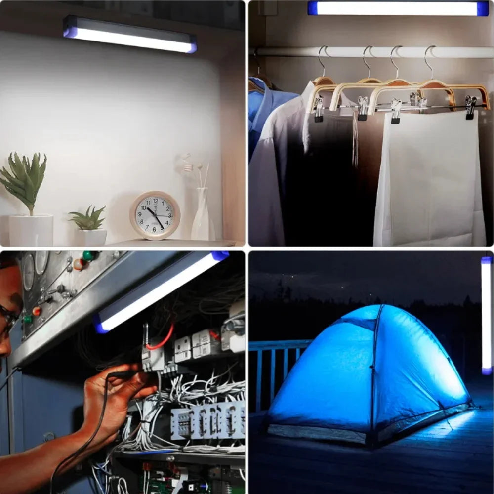 USB Rechargeable LED Work Light | Magnetic Portable Camping Torch