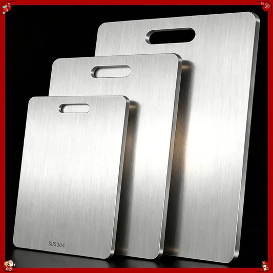 Heavy Duty Stainless Steel Double-Sided Cutting Board Stainless Cutting Board Oasis Select