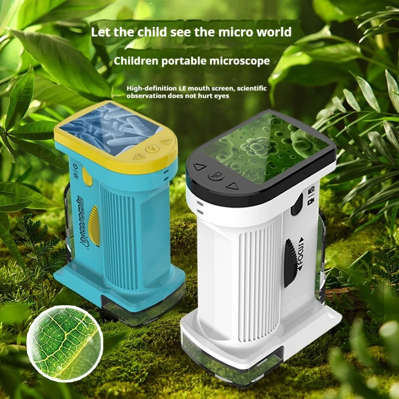 Portable Electron Microscope with Memory Card for Outdoor Photography, Video Recording, Experimental and Educational Toys Peaceful Pleasures Health and Wellness