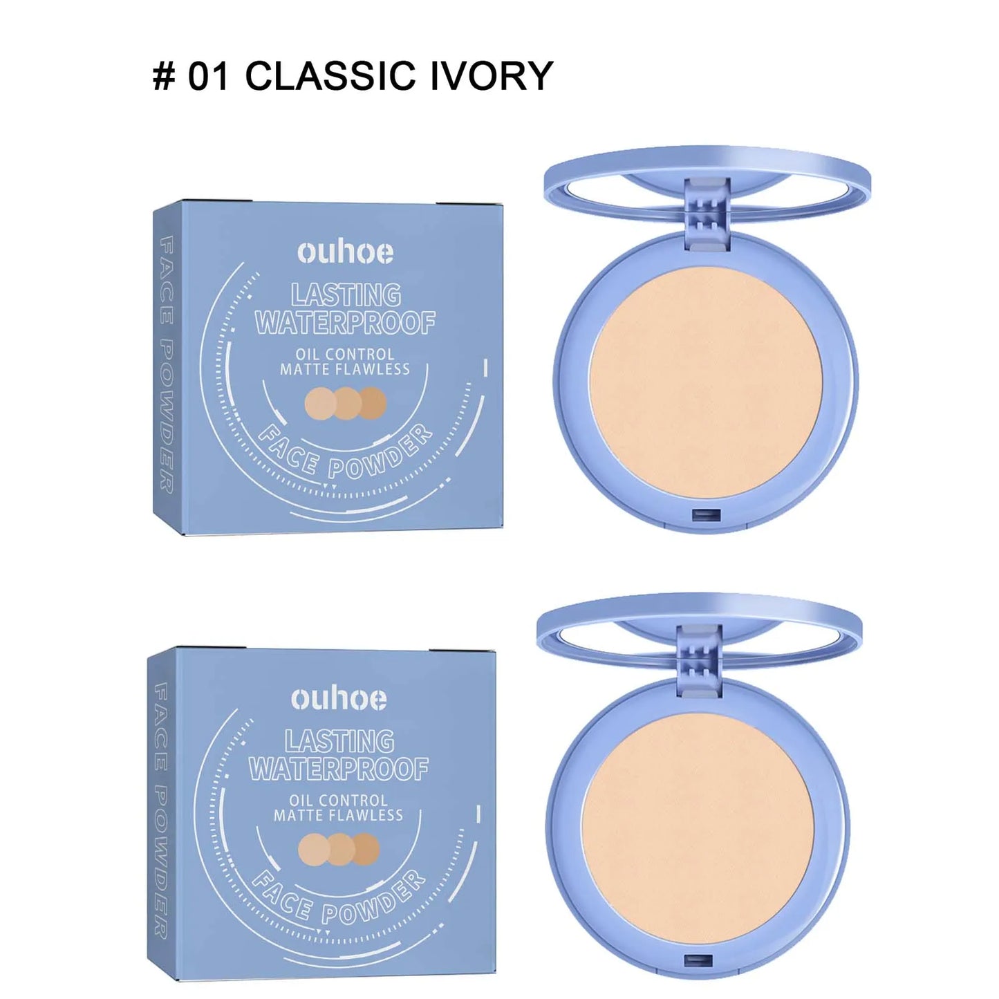 Matte Setting Pressed Powder – Oil Control & Full Coverage