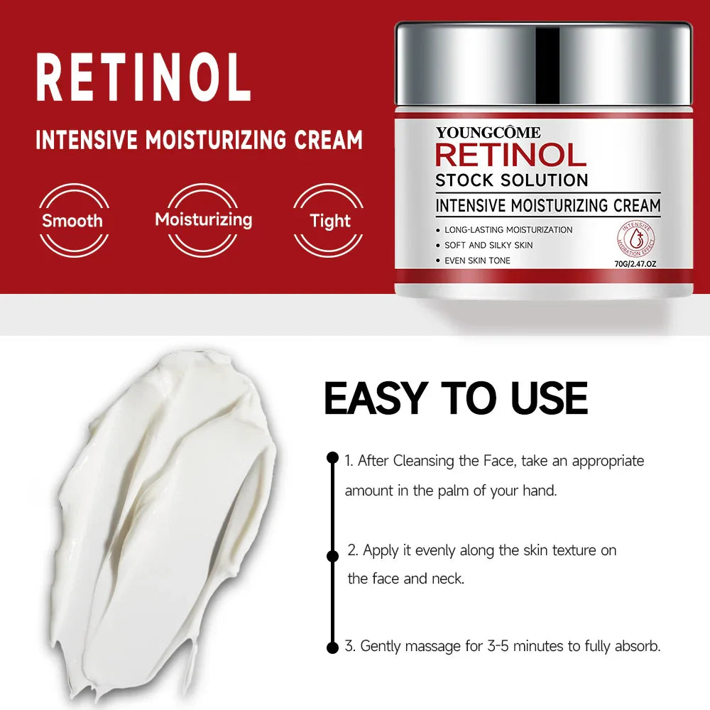 YOUNGCOME Retinol & Collagen Firming Face Cream Set – Moisturizer