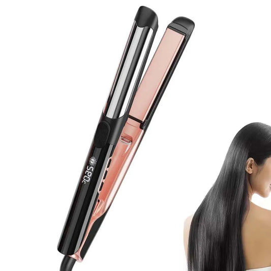 Titanium Flat Iron Hair Straightener | LED Display, Auto Power-Off Titanium Flat Iron Peaceful Pleasures Health and Wellness