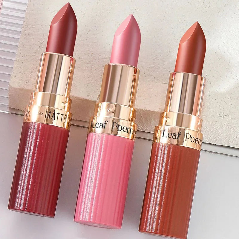 ZYXUAQIR 6-Color Velvet Matte Lipstick – Waterproof High Pigment