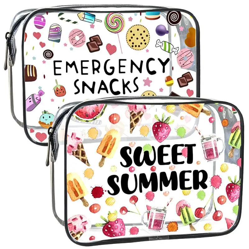 Zippered Closure, Large Capacity, Easy To Clean - Stylish High-Quality Women's Storage Bag, Travel Toiletry Organizer Peaceful Pleasures Health and Wellness
