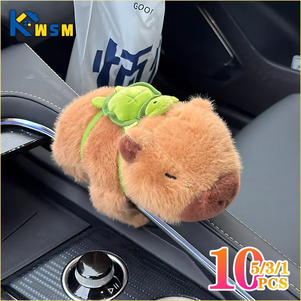 Capybara & Dolphin Snap Circle Plush Wrist Toy | Party Decor