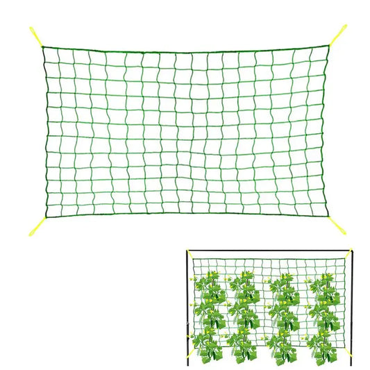 9Strands Plant Climbing Netting For Cucumbers Vines Fruits Vegetables Trellis Netting Durable Nylon Plant Support Mesh Net Peaceful Pleasures Health and Wellness