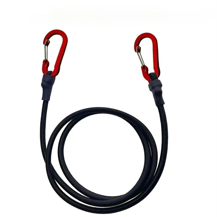 8mm Elastic Bungee Cords with Red Hooks | 30–210cm