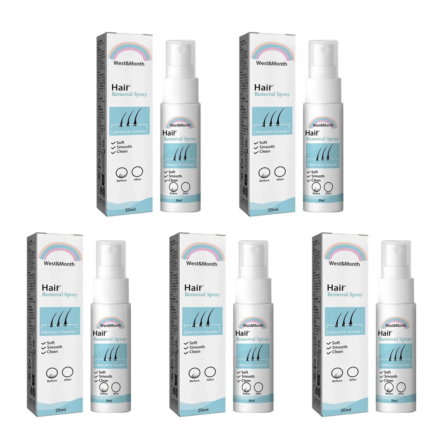 East Moon Natural Painless Hair Removal Spray | Depilatory