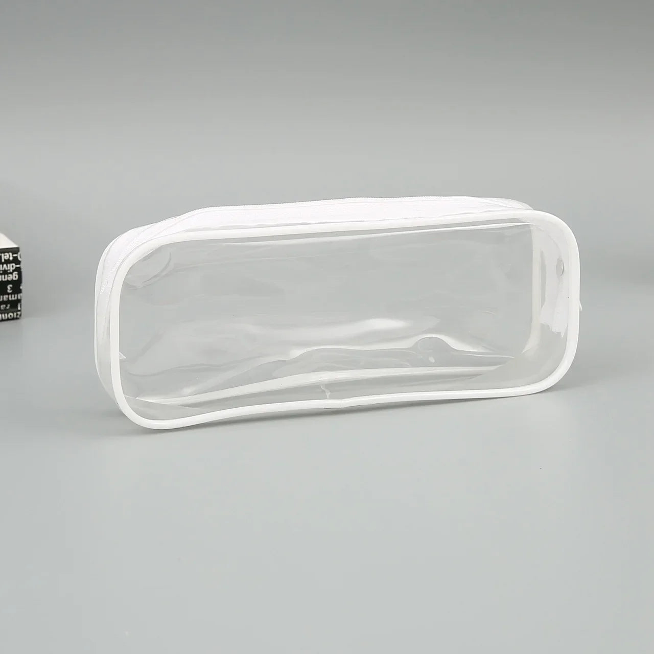 Kawaii Transparent Pencil Case Large Capacity Waterproof PVC