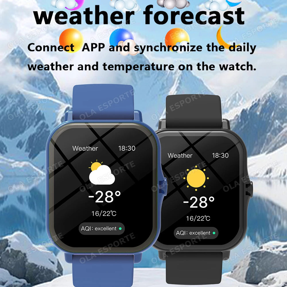 New Smart Watch Gps Tracking Bluetooth Call Message Alert Music Player Heart Rate Monitor Pedometer Smart Watch for Android IOS Peaceful Pleasures Health and Wellness