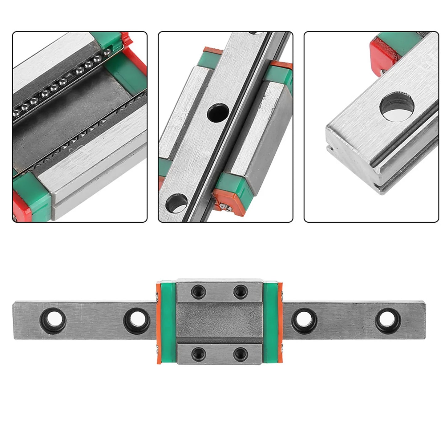 LML9B Miniature Linear Rail Rail 9mm Width Slide Block Linear Motion Rail Linear Rail Carriage Linear Rail Peaceful Pleasures Health and Wellness