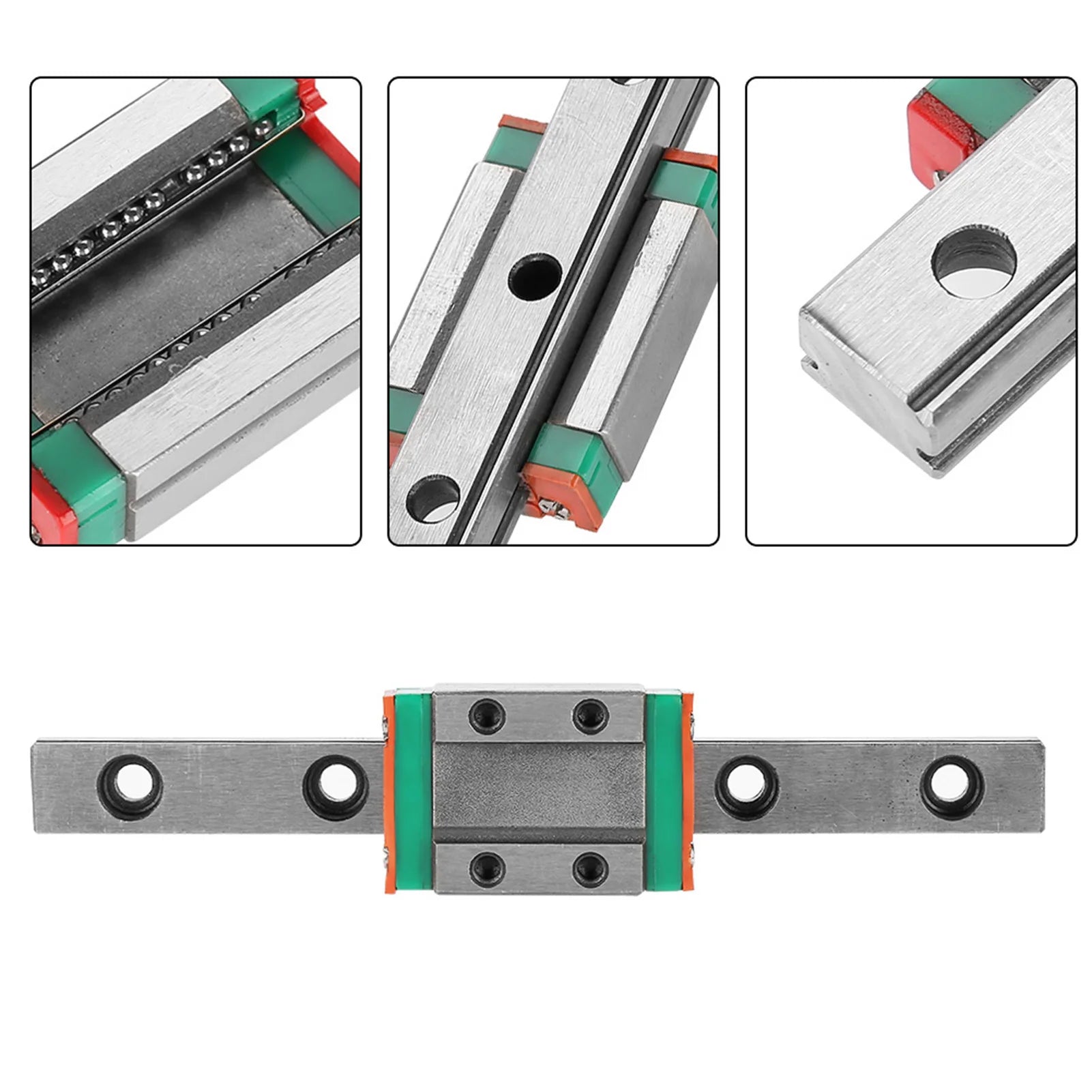 LML9B Miniature Linear Rail Rail 9mm Width Slide Block Linear Motion Rail Linear Rail Carriage Linear Rail Peaceful Pleasures Health and Wellness