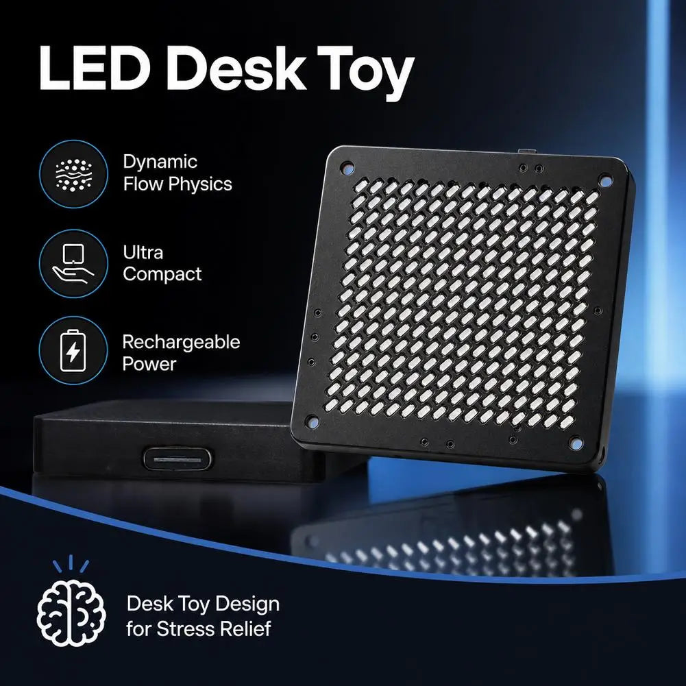 LED Fluid Simulation Lamp | Gravity Sensor Desk Toy Light