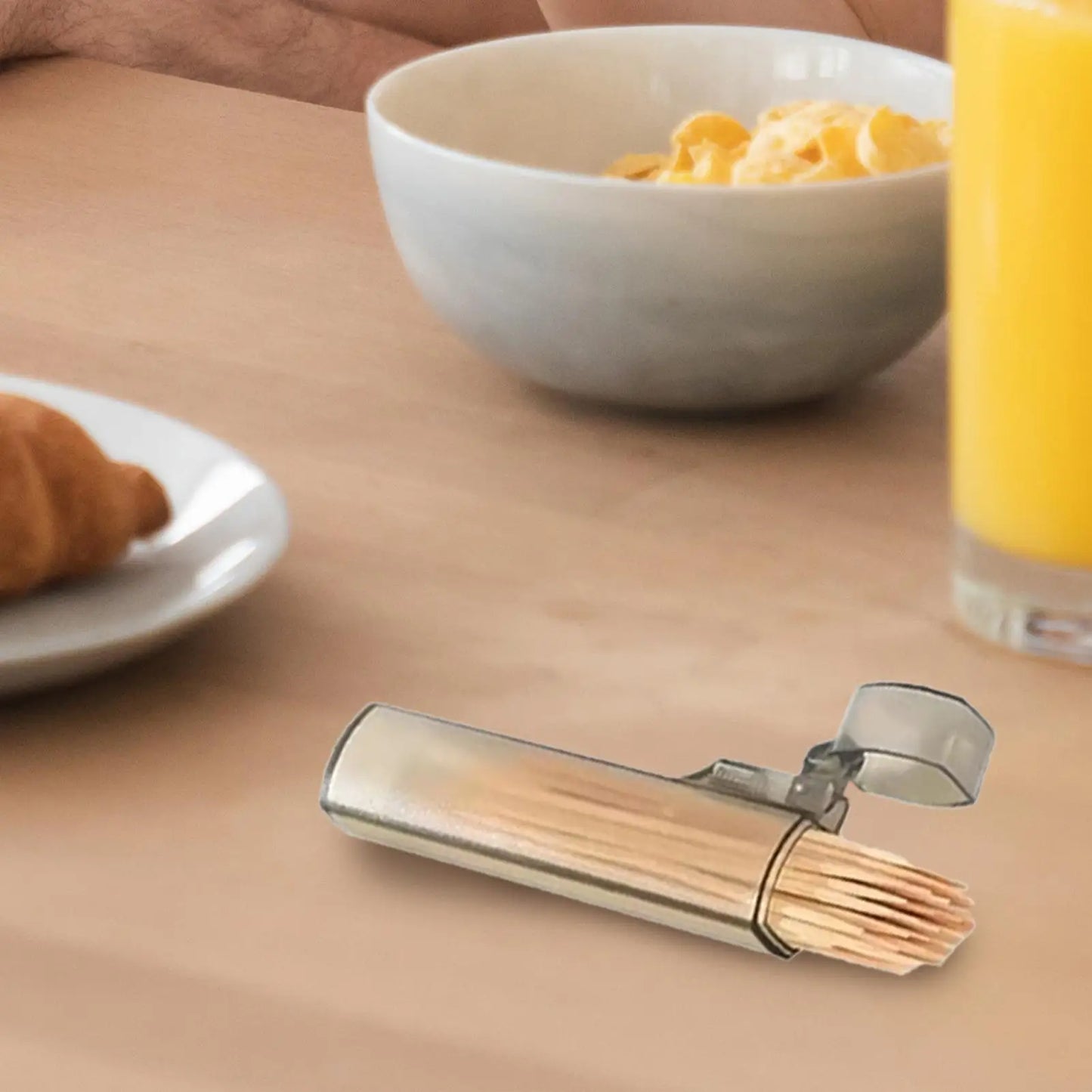 Portable Clear Toothpick Holder Box | Travel & Kitchen