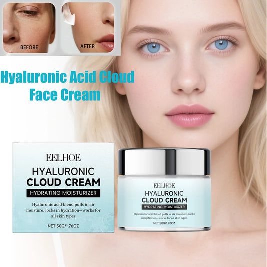 Hyaluronic Cloud Cream – Hydrating Face Moisturizer & Primer