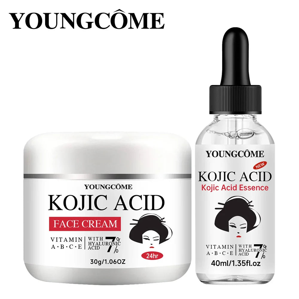 YOUNGCOME Kojic Acid Serum & Cream Bundle – Brightening Set