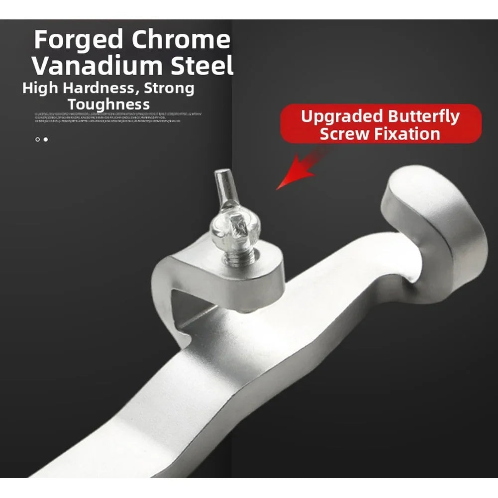 High Carbon Steel Wrench Extension Bar | Hex End Red Handle