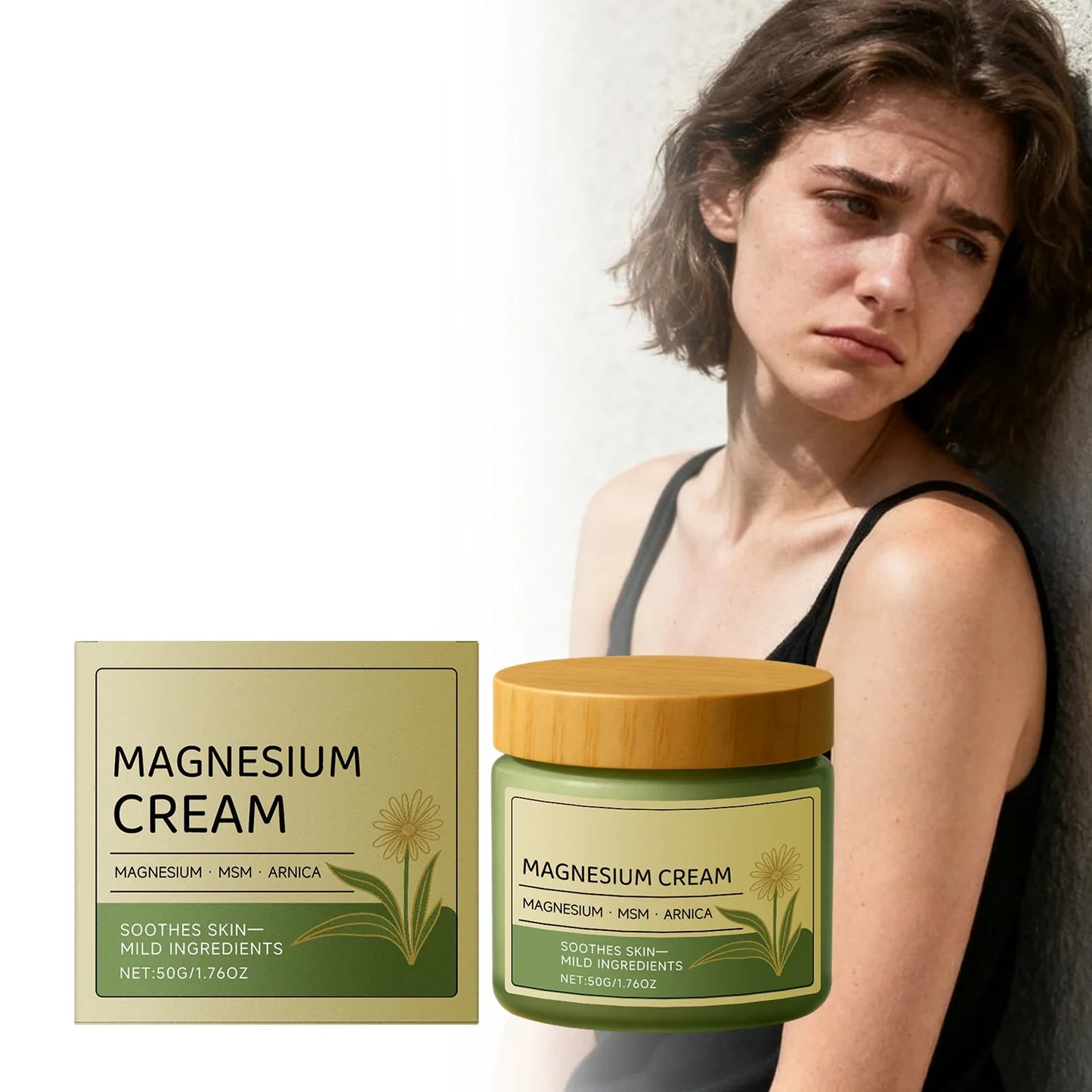 Magnesium Body Cream – Relaxation, Comfort & Sleep Support