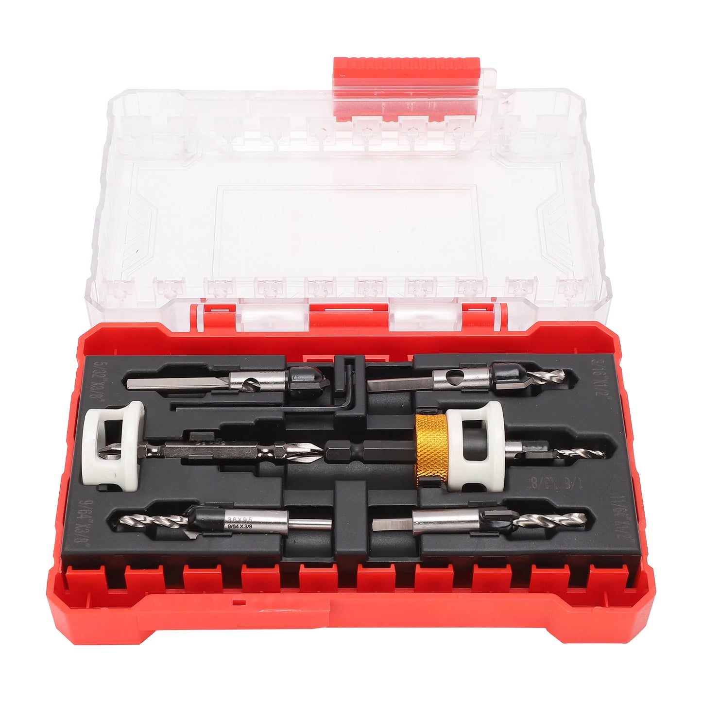 Countersink Drill Bit Depth Stop Hex Shank Adapter Wood Screws