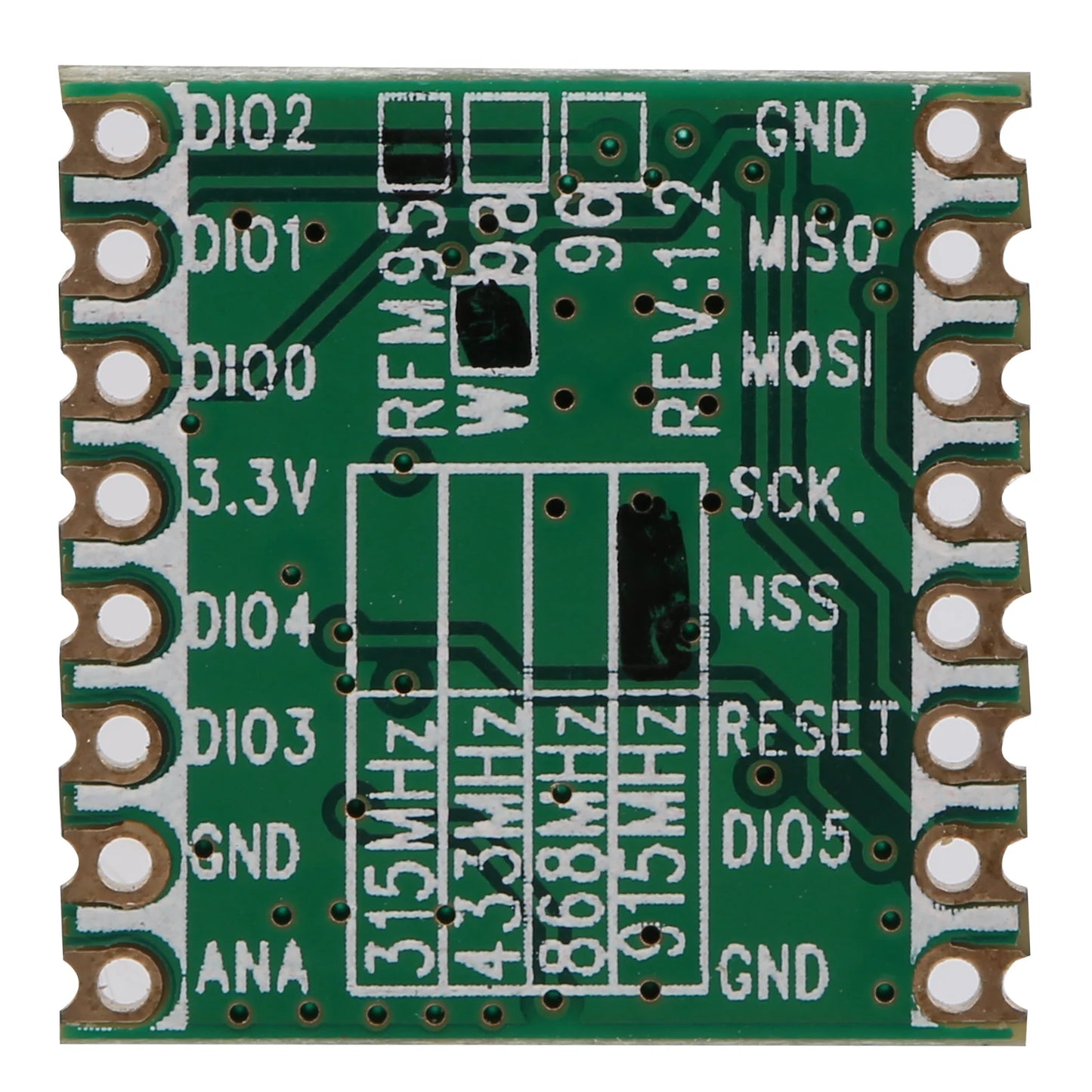 RFM96 RFM96W 433M Wireless Transceiver Module 20DBM LORA TM