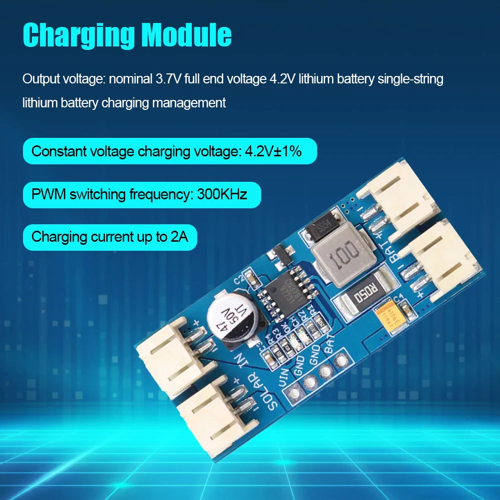 CN3791 MPPT Solar Battery Charger Module 3.7V 4.2V 12V JST