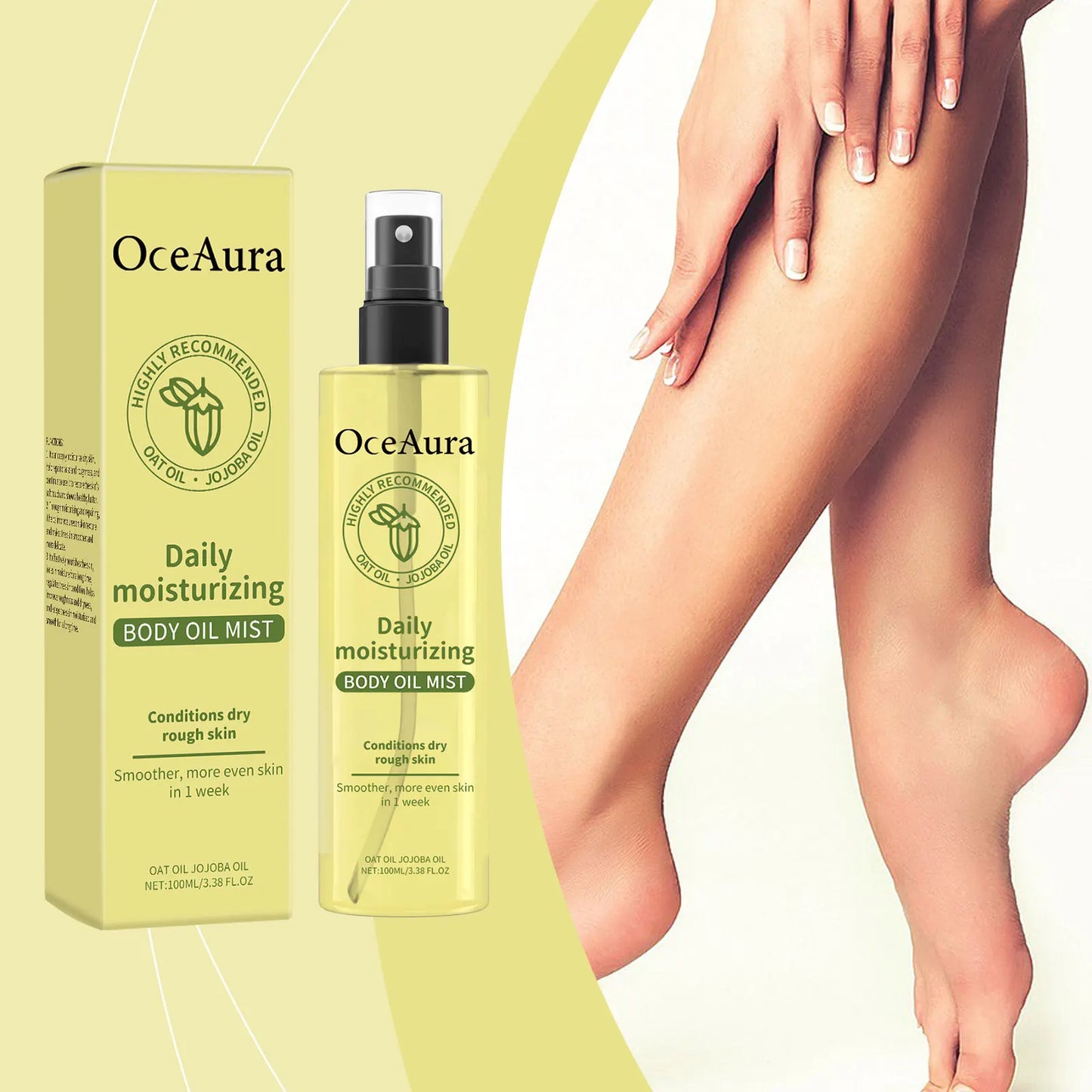 OceAura Vitamin E Body Oil – Deep Moisturizing Skin Care 100ml