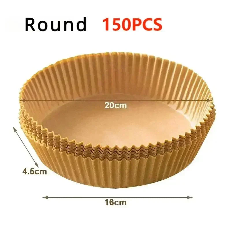 Disposable Air Fryer Parchment Liners – Non-Stick Baking Mats