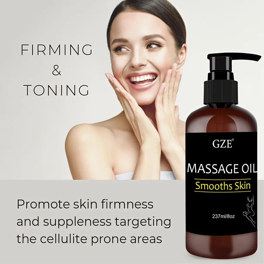 GZE Collagen & Stem Cell Body Massage Oil – Firming Moisturizer