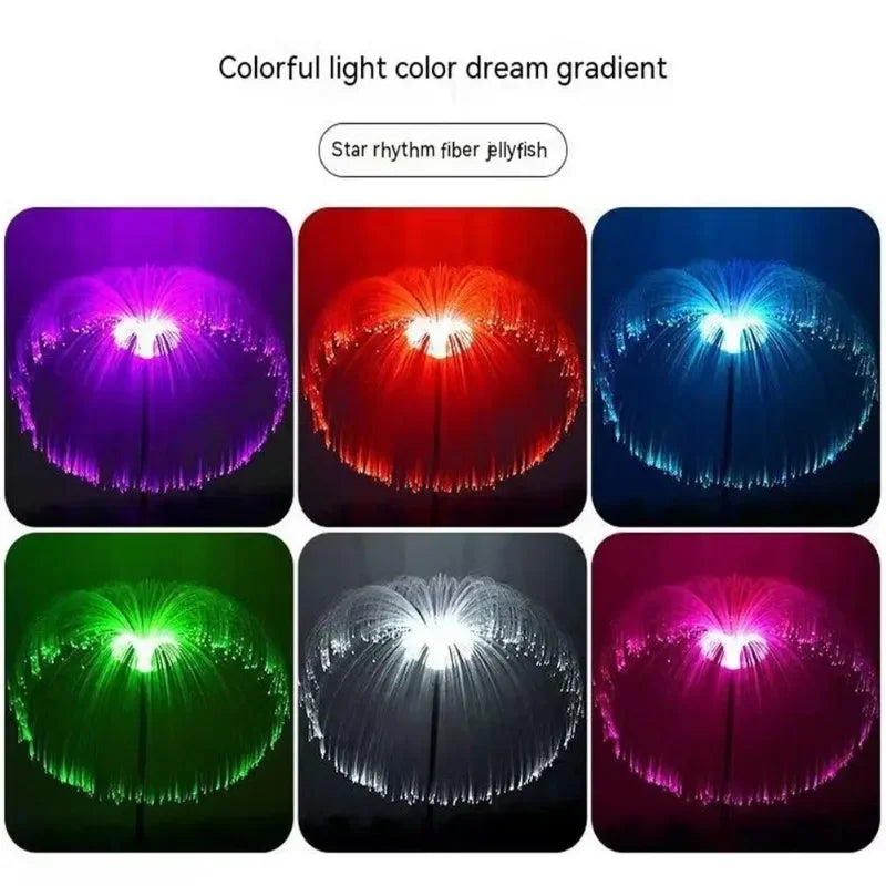 Solar Jellyfish Garden Lights – 7-Color IP65 Waterproof Stake
