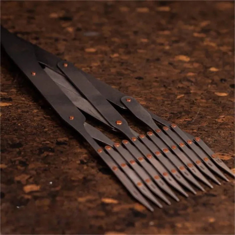 Leather Craft Belt Quick Mark Equally Spacing Isometric Divider Ruler Tool Knife Cutter Punch DIY Leatherworker Auxiliary Tools Peaceful Pleasures Health and Wellness