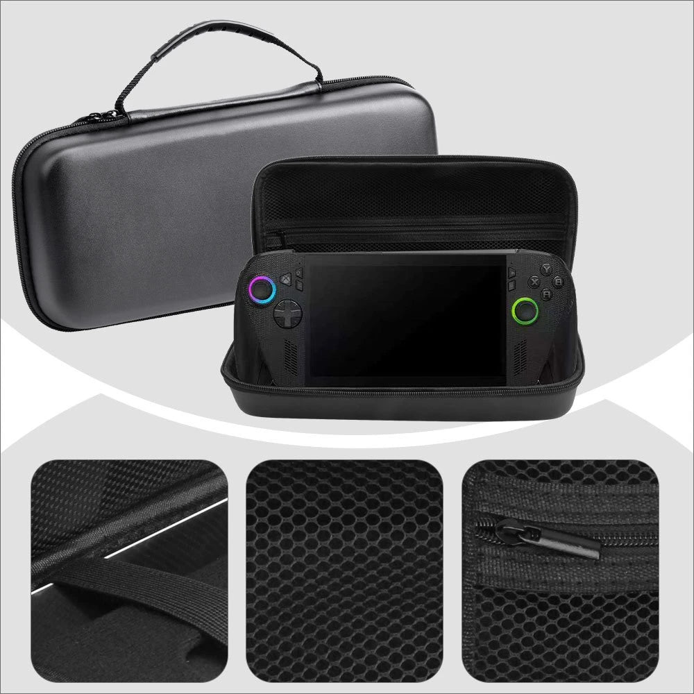 Eva+Artificial Leather For ROG X Box Ally Game console Storage Bag Game Accessories For ROG X Box Ally X Handbag EVA Hard Bag Peaceful Pleasures Health and Wellness