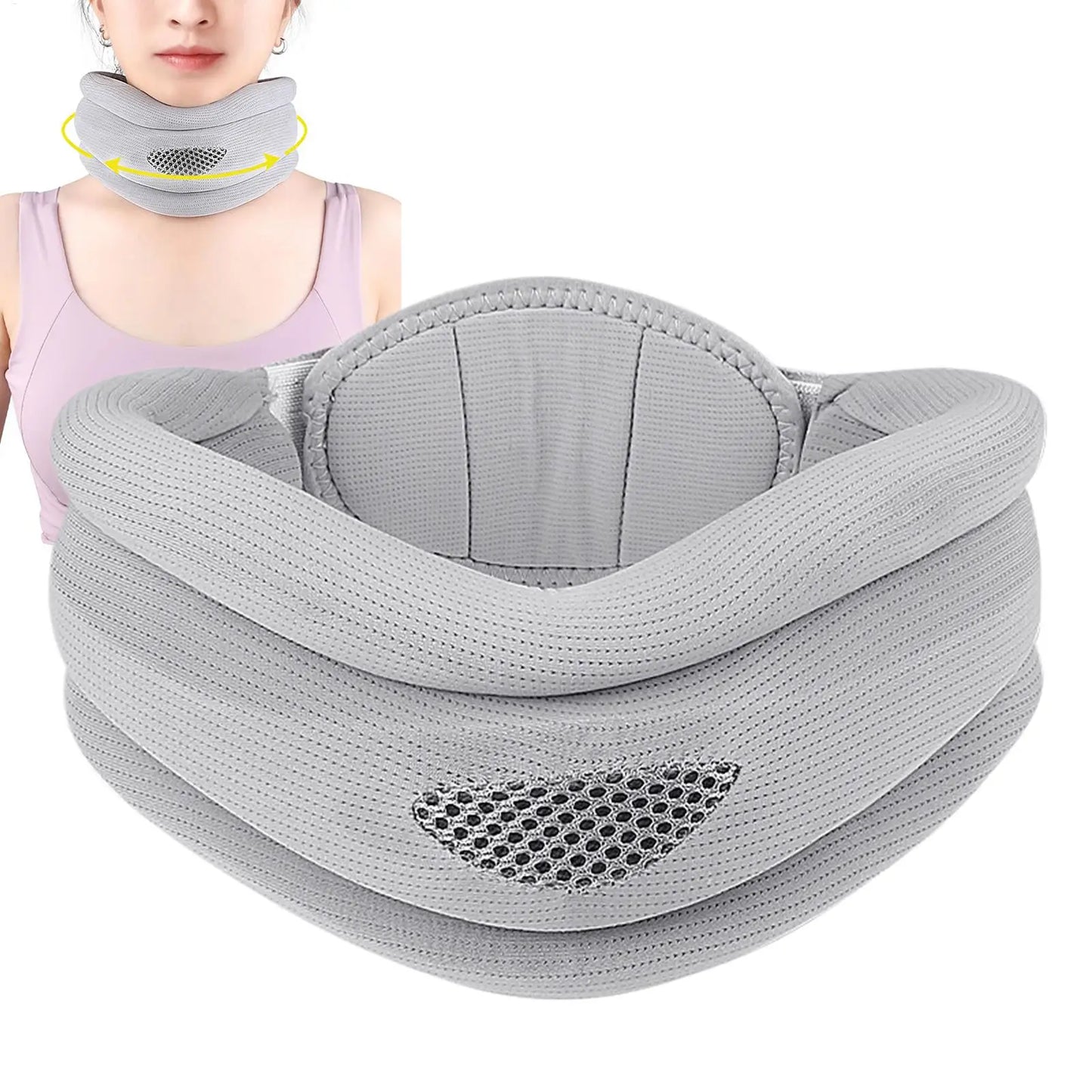 Adjustable Soft Foam Neck Brace – Cervical Collar Support