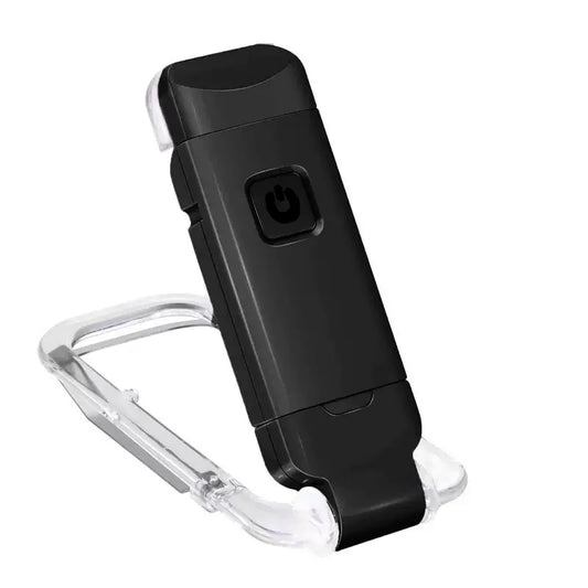 LED USB Rechargeable Clip-On Book Light | Eye Care Reading Lamp Clip-On Book Light Peaceful Pleasures Health and Wellness Black