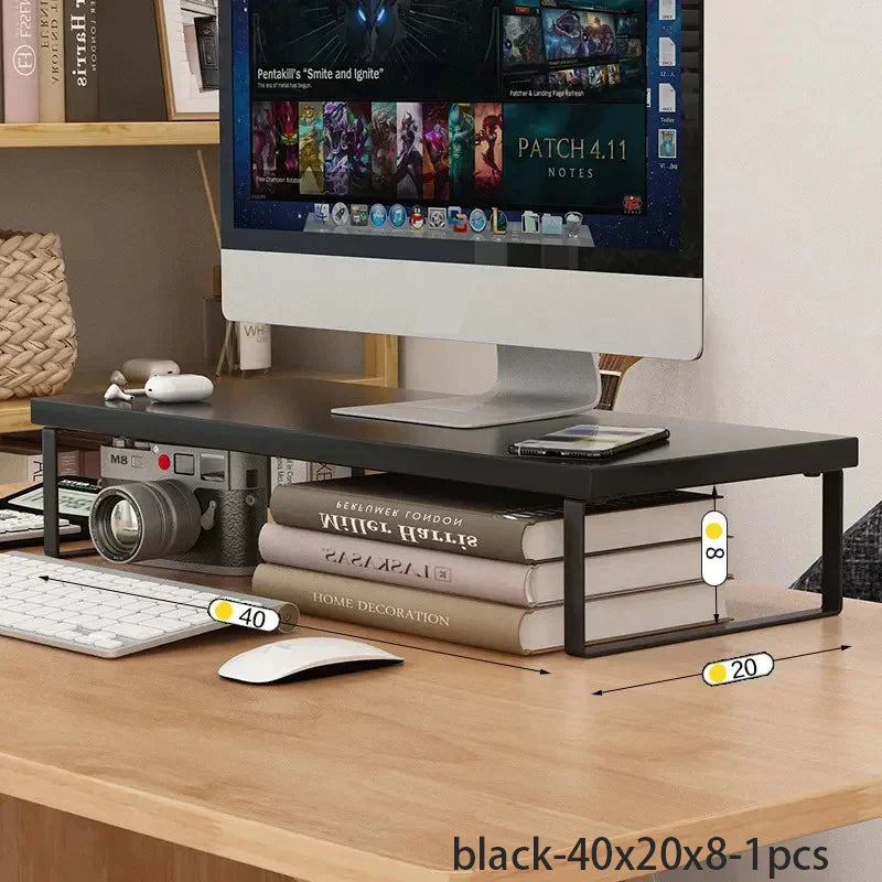 Wooden Monitor Stand & Desk Organiser – 2 Sizes