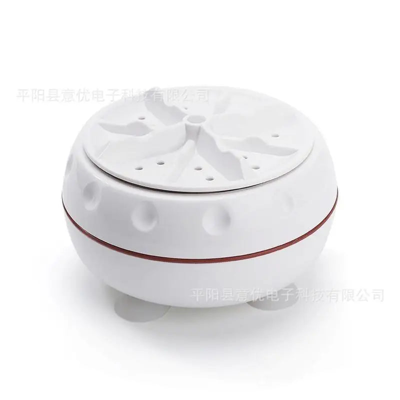 1pc USB Rotating Turbine Portable Mini Washing Machine For Socks Underwear Wash Dishes Travel Home Business Trip Peaceful Pleasures Health and Wellness